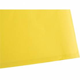 Papel seda liderpapel amarillo 52x76 cm 18 gr -paquete de 25 hojas