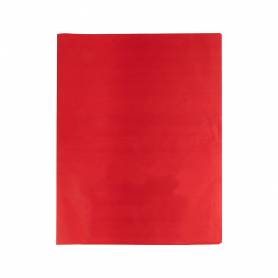 Papel seda liderpapel rojo 52x76 cm 18 gr -paquete de 25 hojas