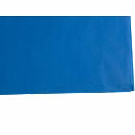 Papel seda liderpapel azul 52x76 cm 18 gr -paquete de 25 hojas