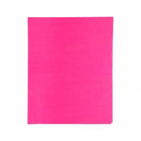 Papel seda liderpapel rosa fuerte 52x76 cm 18 gr -paquete de 25 hojas