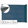 Tejido sin tejer liderpapel terileno 25 g/m2 rollo de 5 mt azul marino - TS02