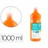 Tempera liquida liderpapel escolar 1000 ml naranja - TP25