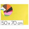 Goma eva liderpapel 50x70cm 60g/m2 espesor 1.5mm amarillo - GE01