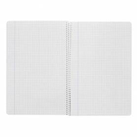 Cuaderno espiral liderpapel folio witty tapa dura 80h 75gr cuadro 6mm con margen colores surtidos