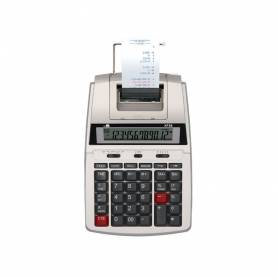Calculadora liderpapel impresora pantalla papel 57 mm 12 digitos impresion bicolor blanca 235x155x62 mm