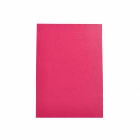 Tapa encuadernacion liderpapel carton a4 0,9mm rosa fluor paquete de 50 unidades