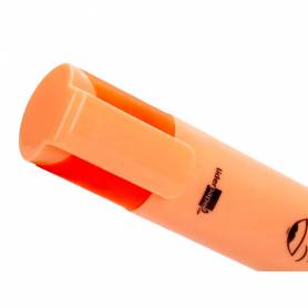 Rotulador liderpapel fluorescente pastel punta biselada estuche de 6 unidades colores surtidos