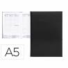 Agenda 2024 encuadernada liderpapel creta 15x21 cm semana vista color negro papel 70 gr