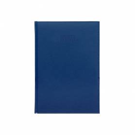 Agenda encuadernada liderpapel creta 17x24 cm 2024 semana vista color azul papel 70 gr - 