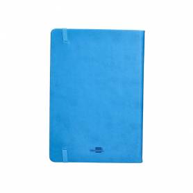 Agenda encuadernada liderpapel esparta 15x21 cm 2024 dia pagina con gomilla color azul papel 70 gr - 