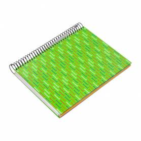 Cuaderno espiral liderpapel a5 micro multilider tapa forrada 140h 80 gr cuadro 5mm 5 bandas 6 taladros colores surtidodo - BJ54