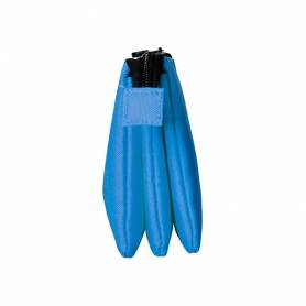 Bolso escolar portatodo antartik triple cremallera color azul 220x30x120 mm