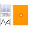 KB39 - Cuaderno espiral liderpapel a4 antartik tapa dura 80h 100gr cuadro 4mm con margen color mostaza