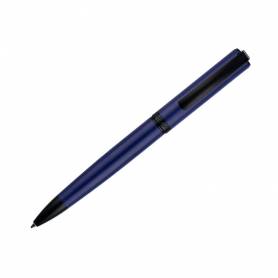 Boligrafo belius turbo aluminio color azul y negro tinta azul caja de diseño - BB254