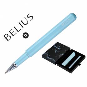 Roller y funda de similpiel belius space b color minimalista azul tinta azul caja de diseño - BB281