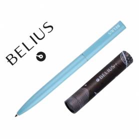 Boligrafo belius rocket b aluminio color minimalista azul tinta azul caja cilindrica - BB289