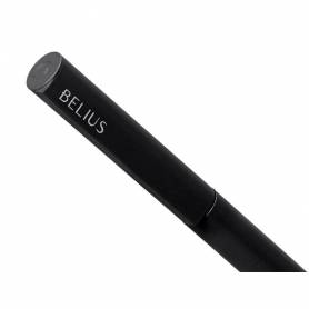 Boligrafo belius rocket b aluminio color minimalista negro tinta azul caja cilindrica - BB290