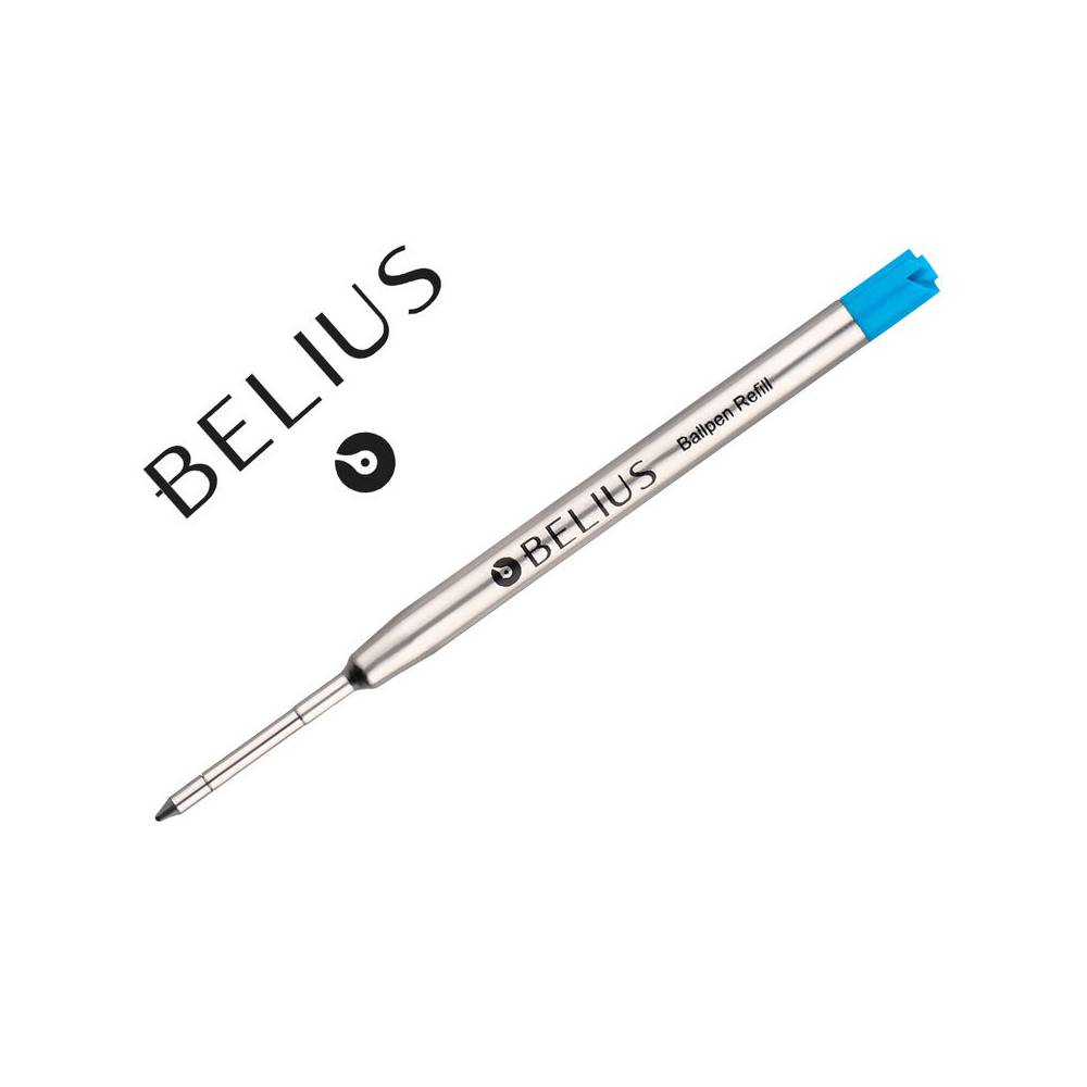 Recambio boligrafo belius azul 0,8 mm caja 3 unidades - BB315