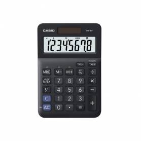 Calculadora casio ms-8f sobremesa 8 digitos tax + - color negro - MS-8F