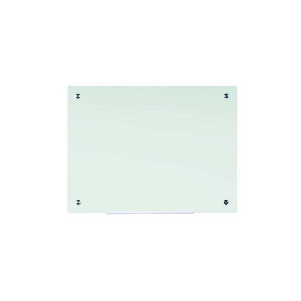 Pizarra cristal bi-office magnetica sin marco blanca 120x90 cm - GL080107