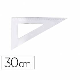 Cartabon logarex 30 cm plastico cristal - 