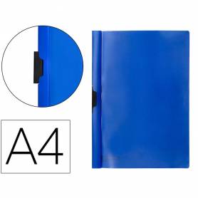 Carpeta beautone dossier pinza lateral 45302 polipropildin-a4 azul 25 h. pinza desliz-pack de 10 retractilado - 