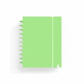 Cuaderno carchivo ingeniox foam a4 80h cuadricula verde pastel - 66024121