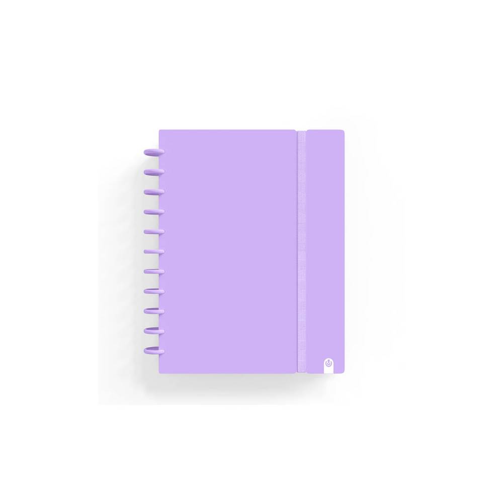 Cuaderno carchivo ingeniox foam a5 80h cuadricula malva pastel - 66025118