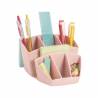 Organizador de sobremesa cep mineral plastico color rosa 145x160x95 mm - 1005802681