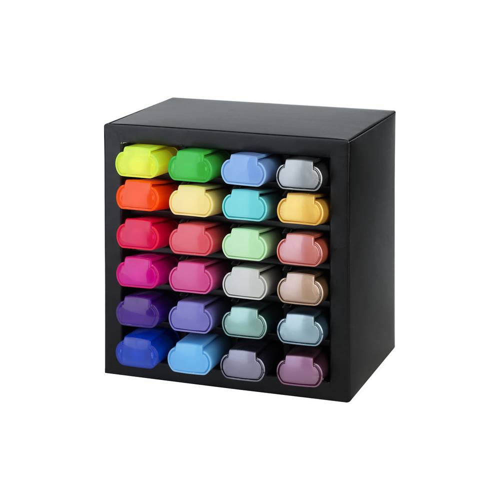 Rotulador faber fluorescente textliner 46 set escritorio de 24 unidades colores surtidos - 254602