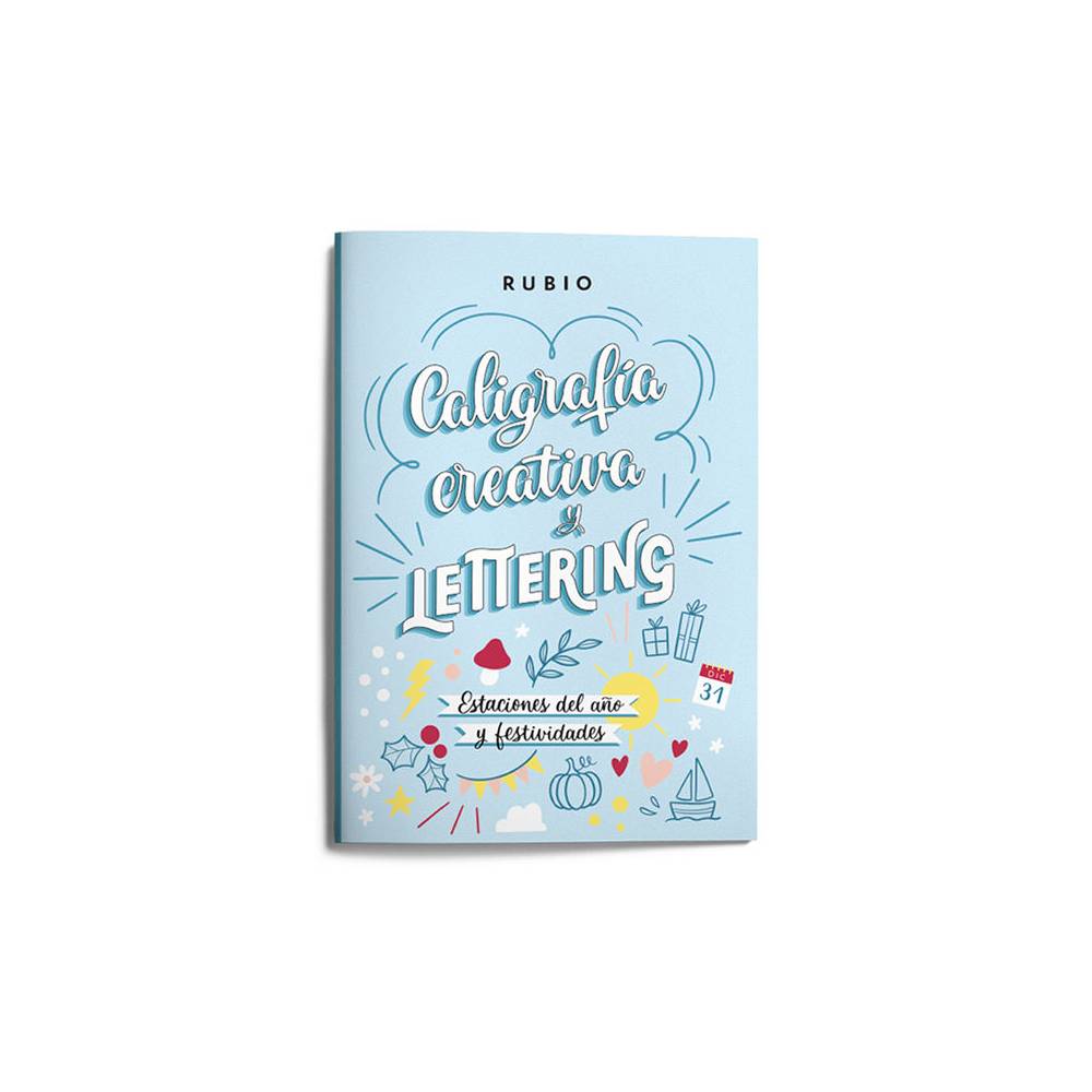 Cuaderno rubio lettering caligrafia creativa estaciones del año y festividades - LETT_ESTACIONES
