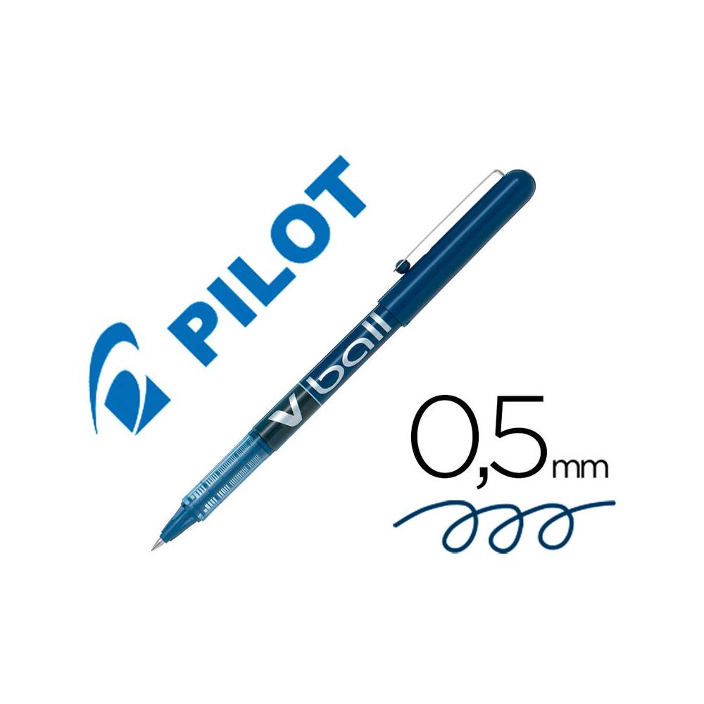 Rotulador pilot roller v-ball azul 0.5 mm