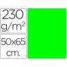 Cartulina fluorescente verde 50x65 cm