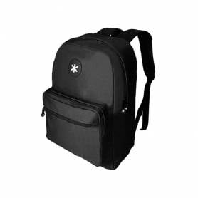 Cartera antartik mochila con asa y bolsillo frontal concremallera color negro 320x140x430 mm