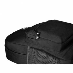 Cartera antartik mochila con asa y bolsillo frontal concremallera color negro 320x140x430 mm