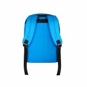 Cartera antartik mochila con asa y bolsillo frontal concremallera color azul 320x140x430 mm