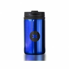 Vaso antartik acero inoxidable con tapa dosificador de seguridad y base acolchada 290 ml color azul