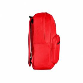 Cartera antartik mochila con asa y bolsillo frontal concremallera color rojo 320x140x430 mm