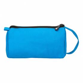 Bolso escolar portatodo antartik con bolsillo delantero desplegable color azul 110x85x200 mm