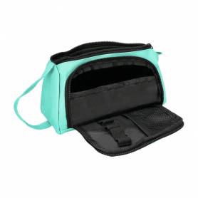 Bolso escolar portatodo antartik con bolsillo delantero desplegable color menta 110x85x200 mm