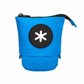 Bolso escolar portatodo antartik cubilete color azul 190x60x80 mm