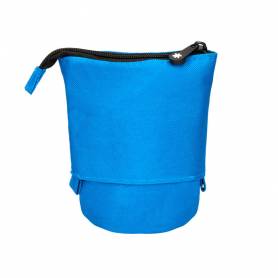 Bolso escolar portatodo antartik cubilete color azul 190x60x80 mm