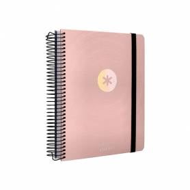 Agenda escolar antartik año 24 - 25 curso colección minimal pink día página a5