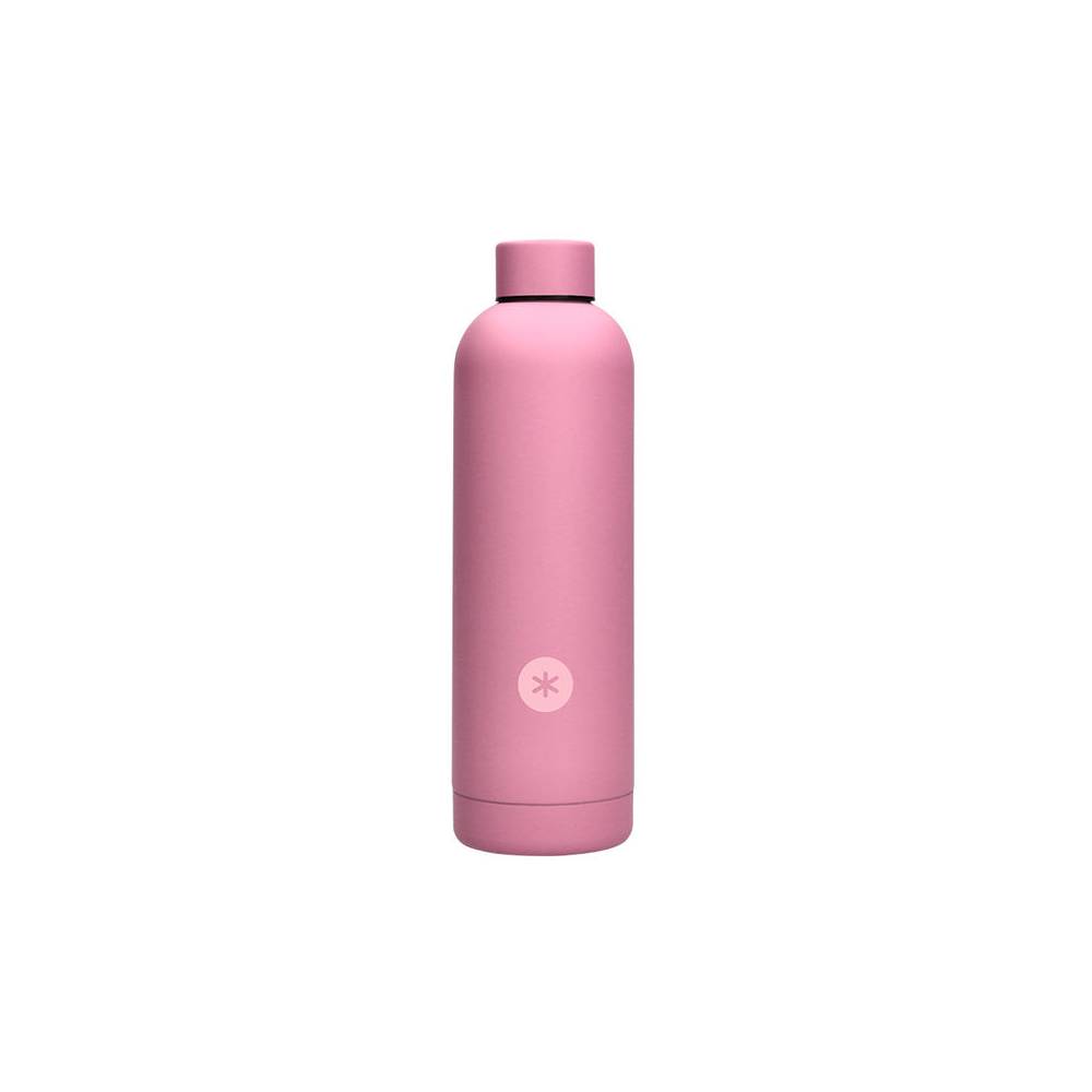 Botella portaliquidos antartik isotermica acero inoxidable libre de bpa color rosa 750 ml