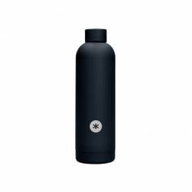 Botella portaliquidos antartik isotermica acero inoxidable libre de bpa color negro 750 ml