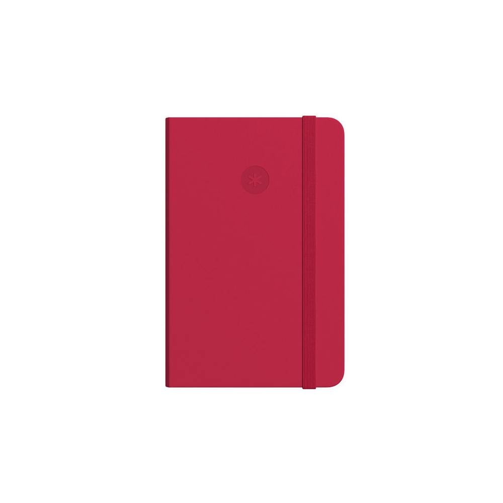 Cuaderno con gomilla antartik notes tapa dura a4 hojas puntos rojo 100 hojas 80 gr fsc