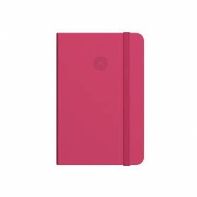 Cuaderno con gomilla antartik notes tapa dura a4 hojas puntos burdeos 100 hojas 80 gr fsc