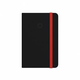 Cuaderno con gomilla antartik notes tapa dura a4 hojas puntos negro y rojo 100 hojas 80 gr fsc