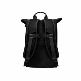 Cartera antartik mochila water proof enrollable diseño casual color negro 480x130x280 mm