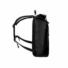 Cartera antartik mochila water proof enrollable diseño casual color negro 480x130x280 mm